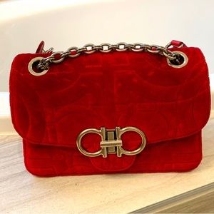 Salvatore Ferragamo Velvet handbag